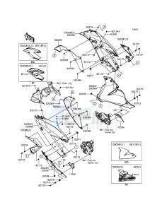 NINJA_250SL_ABS BX250BFSA XX (EU ME A(FRICA) drawing Cowling Lowers