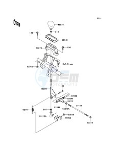 KVF750 4x4 KVF750-A1 EU GB drawing Control