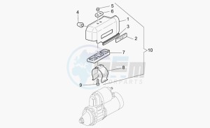 California 1100 Vintage Classic-Touring drawing Starter motor cover