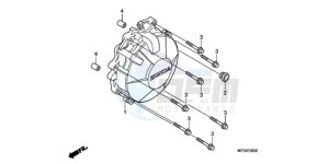 CB600FA Europe Direct - (ED) drawing GENERATOR COVER