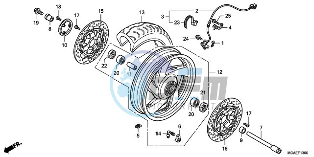 FRONT WHEEL