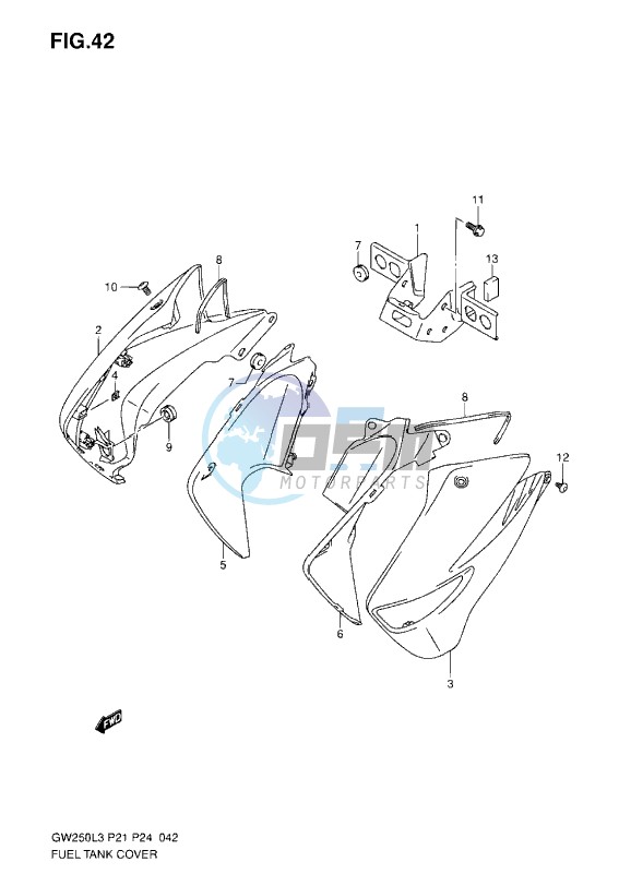 FUEL TANK COVER