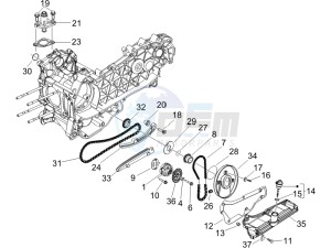 Runner 200 VXR 4t drawing Oil pump