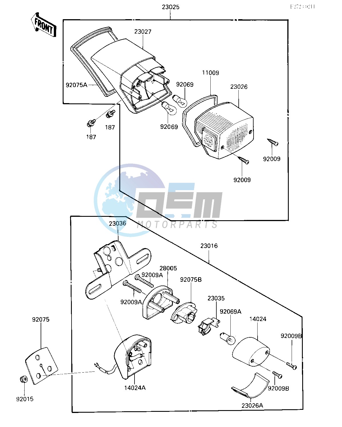 TAILLIGHT-- S- -