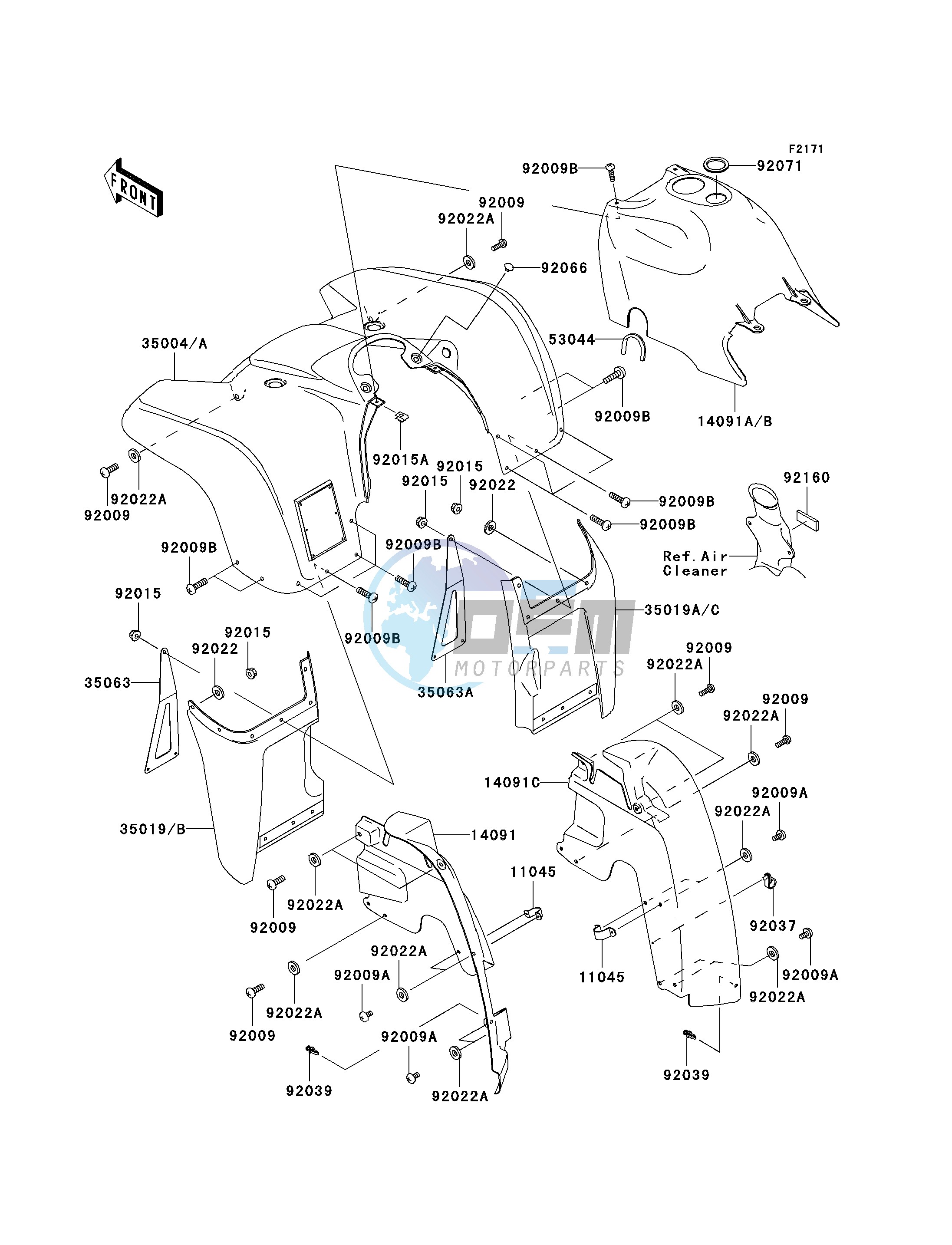 FRONT FENDER-- S- -