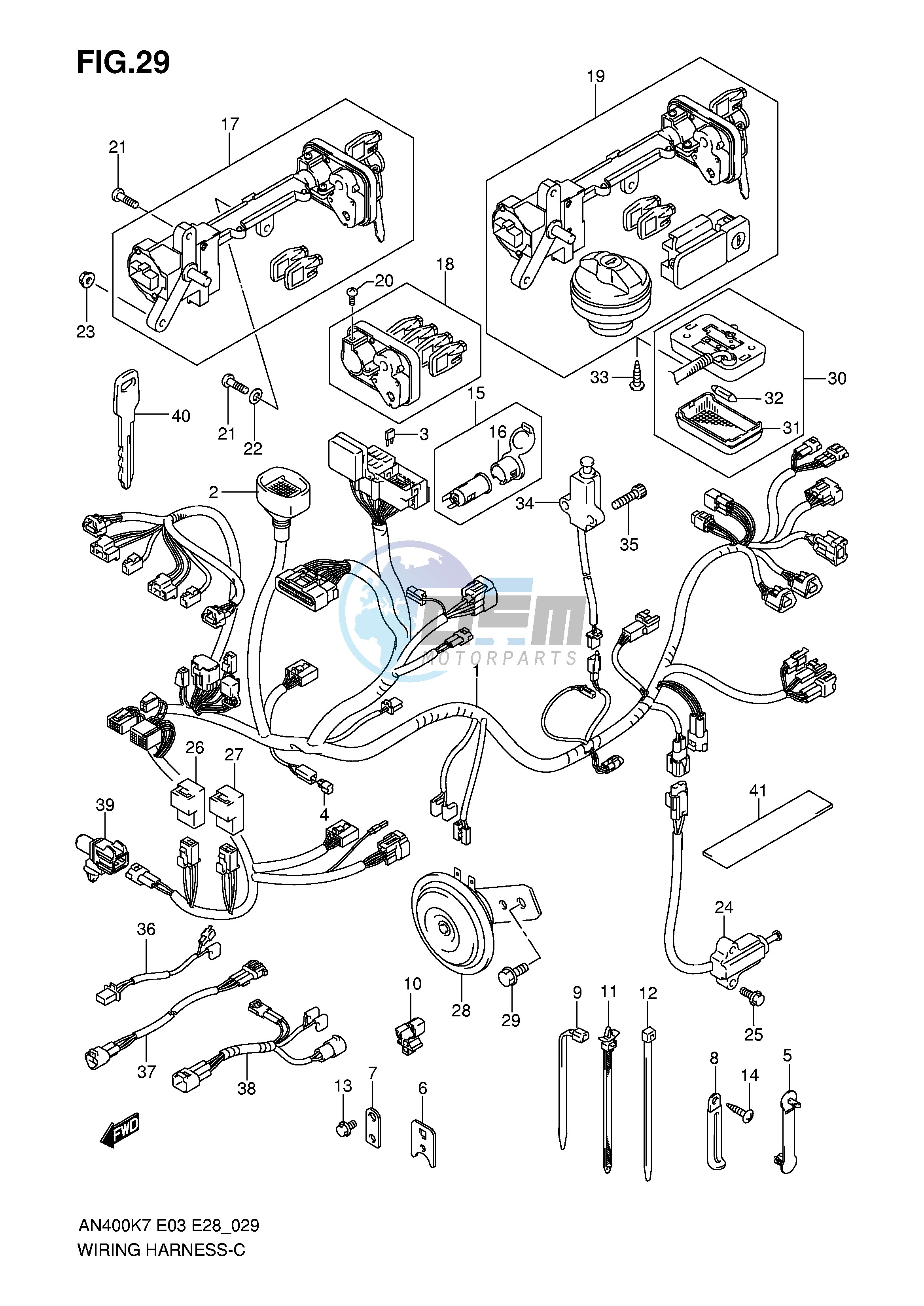 WIRING HARNESS (AN400K7)