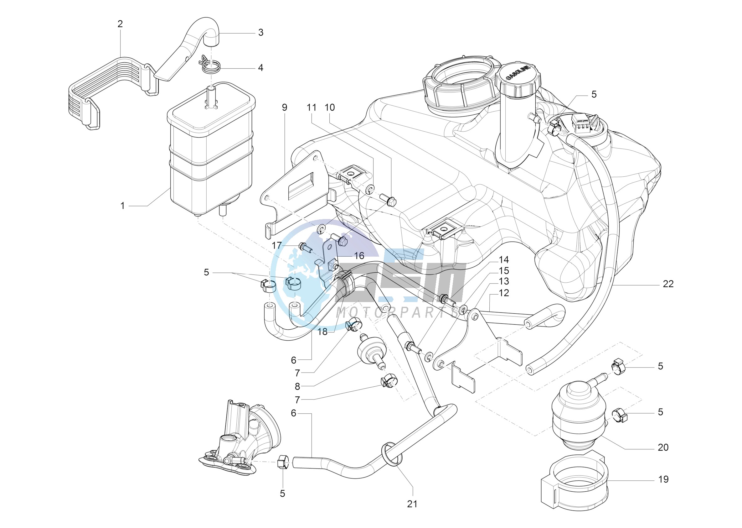 Anti-percolation system