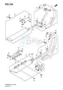 VL800 (E2) VOLUSIA drawing MUFFLER (MODEL K9 L0)