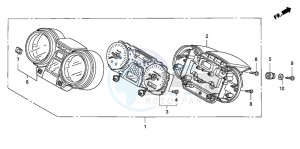 CB1300A CB1300SUPER FOUR drawing METER (CB1300S/SA)