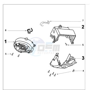 VIVA 3 L 50 4T drawing ENGINE COVER