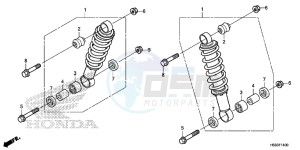 TRX250TMG TRX420 Europe Direct - (ED) drawing FRONT CUSHION