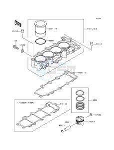 ZX 600 F [NINJA ZX-6R] (F1-F3) [NINJA ZX-6R] drawing CYLINDER_PISTON-- S- -