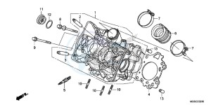 NC700SAD NC700S ABS 2ED - (2ED) drawing CYLINDER HEAD