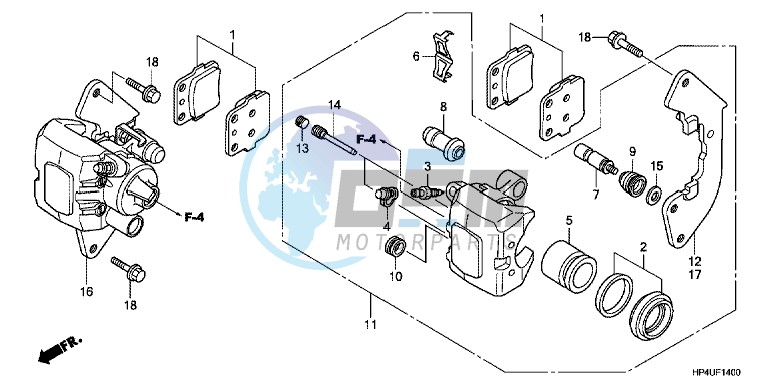 FRONT BRAKE CALIPER