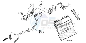 CBR600RRB drawing BATTERY