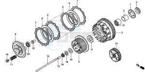 VT1100C2 drawing CLUTCH