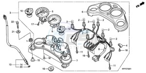 CBR125RW9 Germany - (G) drawing METER (CBR125RW7/RW9/RWA)