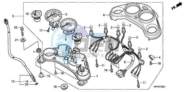 METER (CBR125RW7/RW9/RWA)