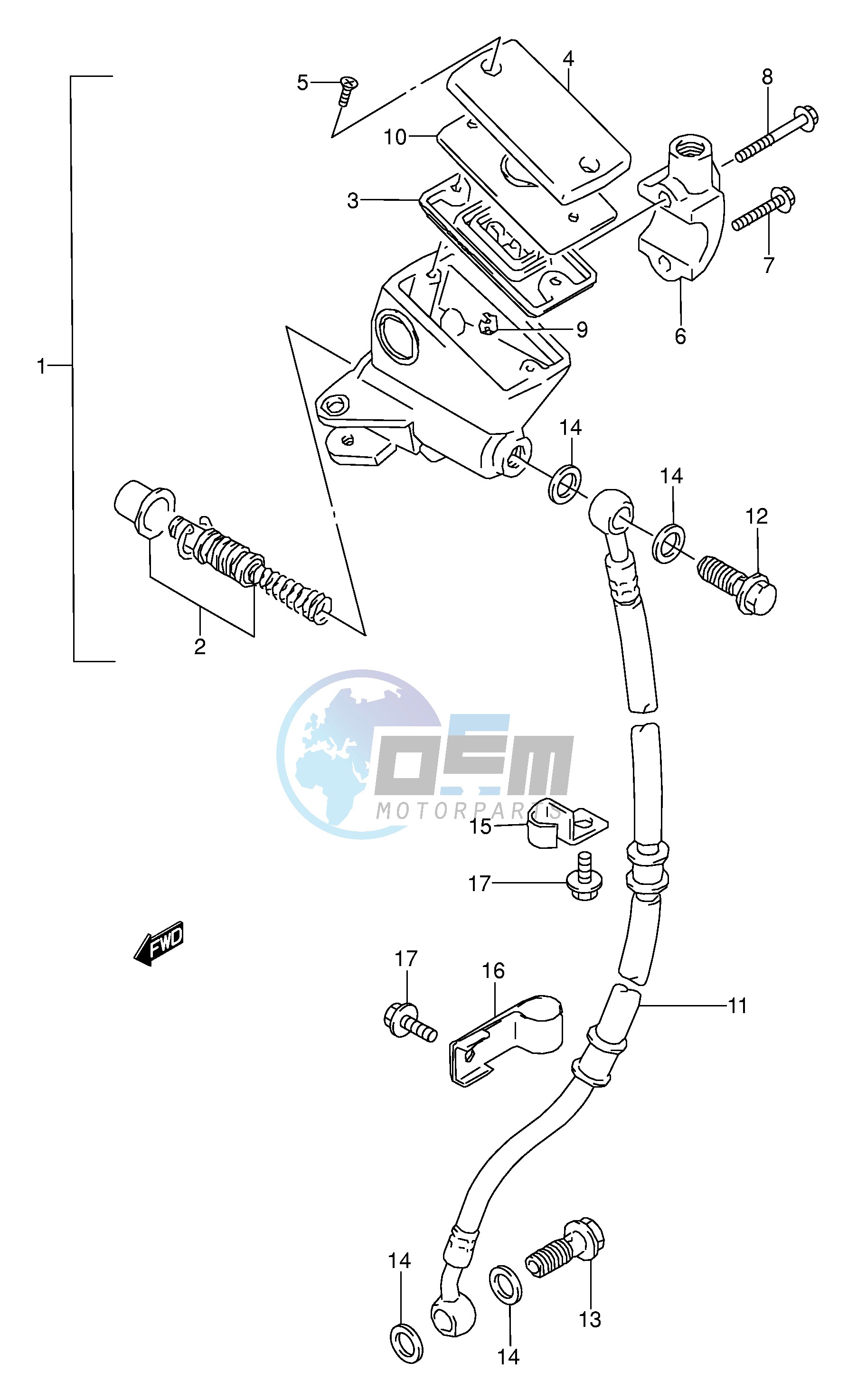 FRONT MASTER CYLINDER