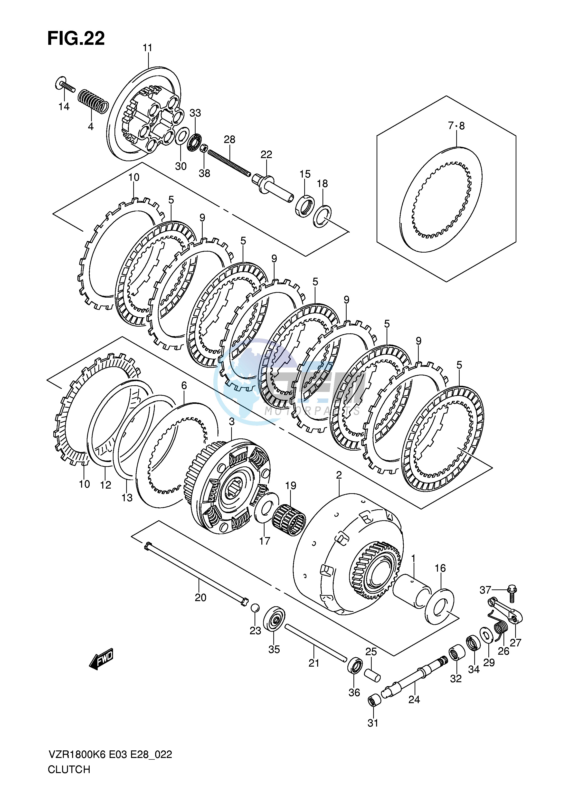 CLUTCH (MODEL K6 K7 K8 K9)