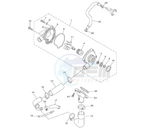 XJ6-N 600 drawing WATER PUMP