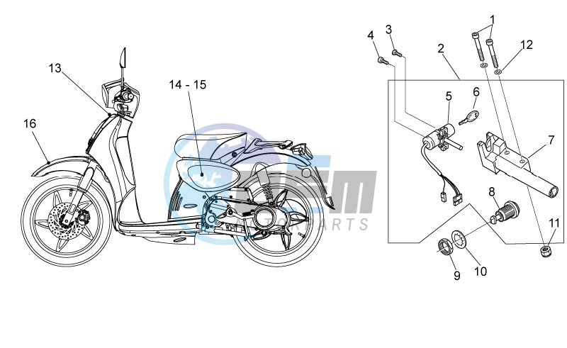 Lock hardware kit - Decals