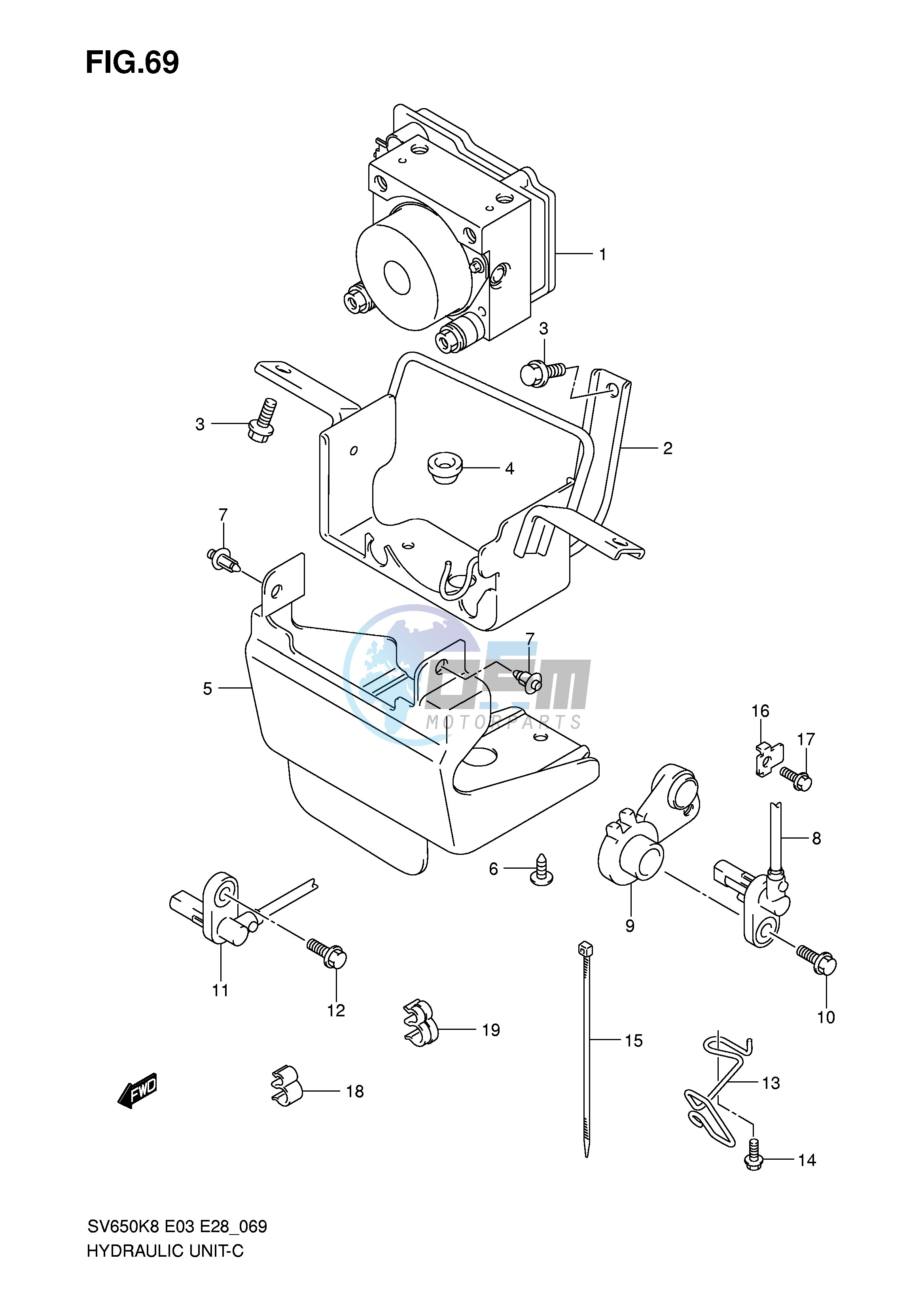 HYDRAULIC UNIT(SV650AK8 SAK8 AK9 SAK9 SAL0)