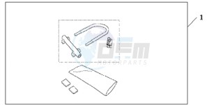 CBR600RA9 Korea - (KO / ABS MK) drawing U-LOCK