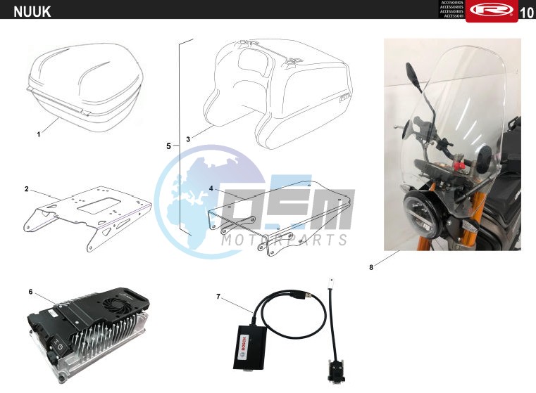 ACCESSOIRIES - WHEELS-SEATS