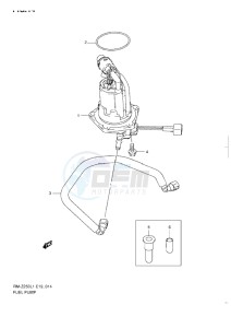 RM-Z 250 drawing FUEL PUMP L1