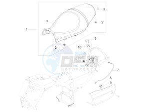 California 1400 Custom ABS 1380 USA-CND drawing Saddle