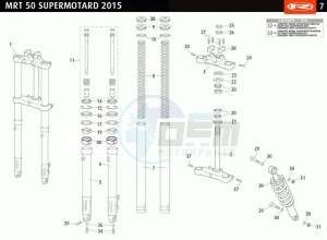 MRT-50-SM-ORANGE drawing FRONT FORK