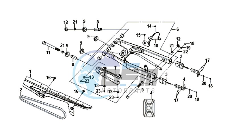 REAR FORK / DRIVE SYSTEM