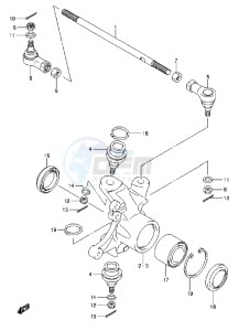 LT-A750XZ drawing STEERING KNUCKLE