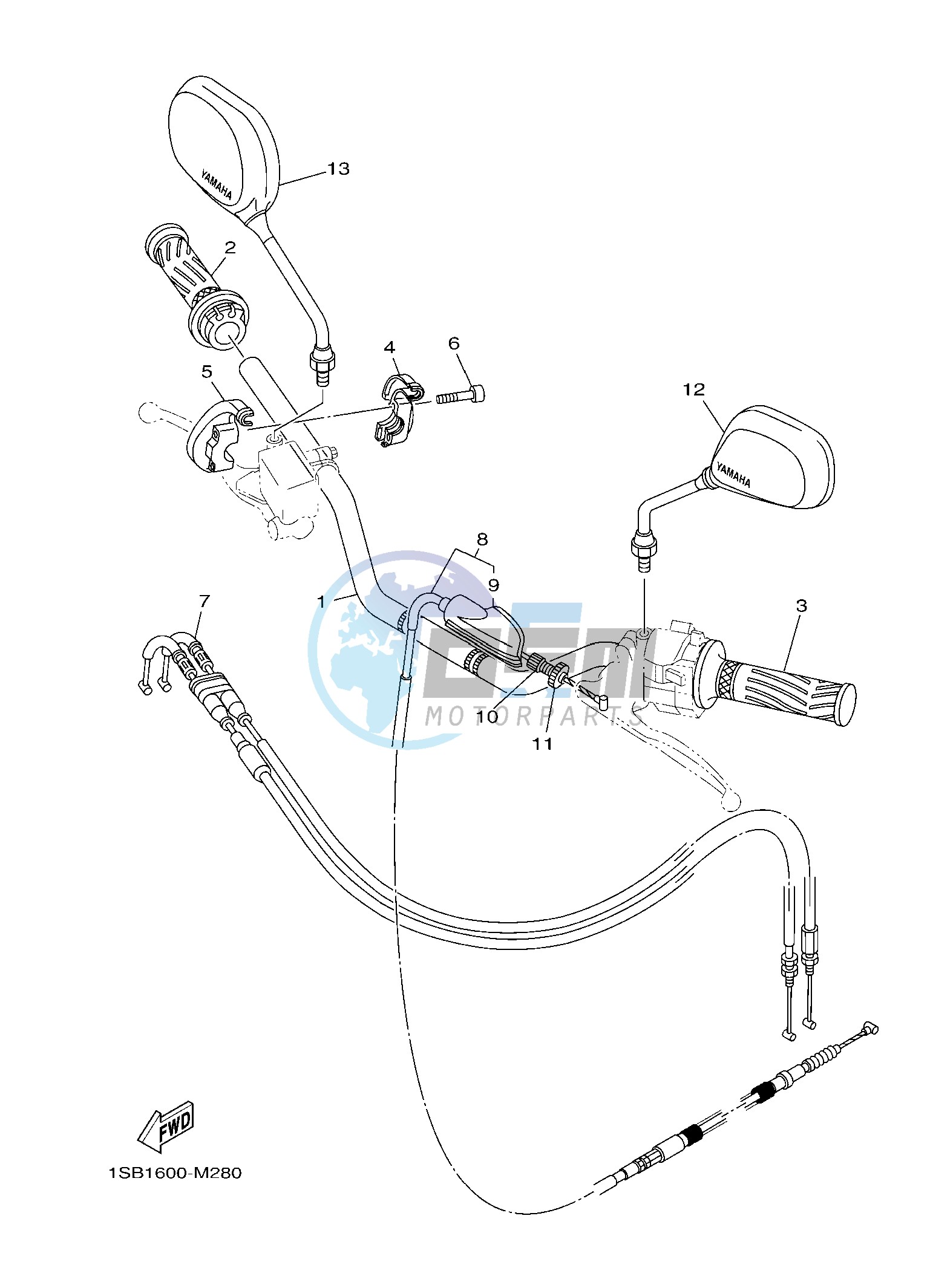 STEERING HANDLE & CABLE