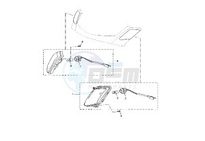 YP R X-MAX 250 drawing FLASHER LIGHT