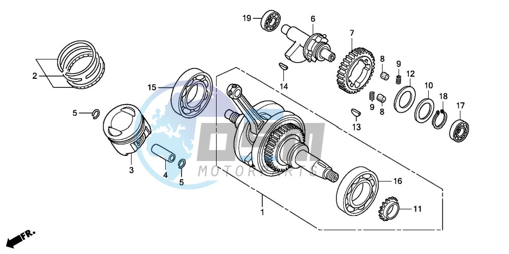 CRANK SHAFT/PISTON