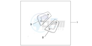 GL1800A SI - (SI) drawing CHROME P.STEP UND