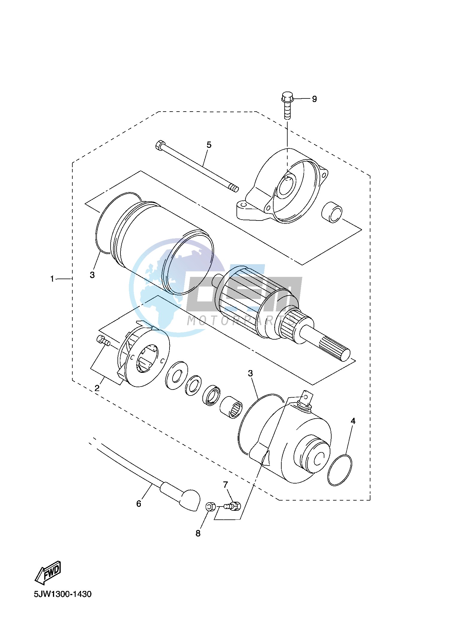 STARTING MOTOR