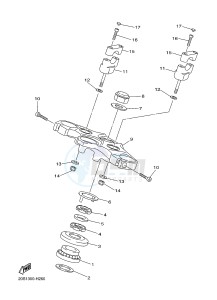 XJ6N ABS 600 XJ6-N (NAKED, ABS) (36B6) drawing STEERING