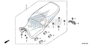 VFR1200XLE CrossTourer 2ED drawing SEAT