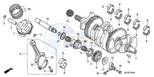 CBR1000RR9 Europe Direct - (ED / TRI) drawing CRANKSHAFT/PISTON