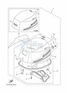 F15CES drawing FAIRING-UPPER