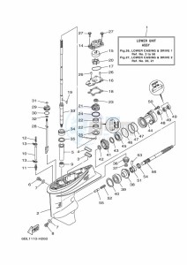 FT25FETL drawing LOWER-CASING-x-DRIVE-1