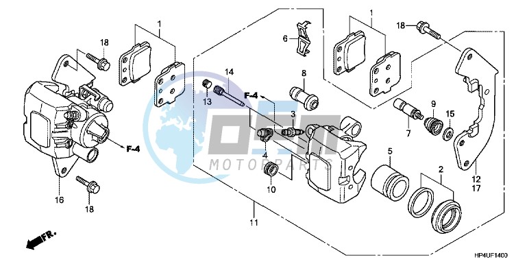 FRONT BRAKE CALIPER