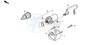 PK50M drawing STARTING MOTOR (PK50MS/SMS)