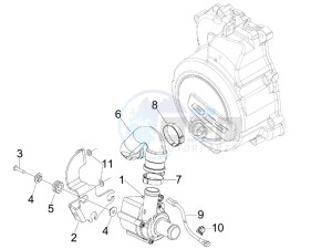 SR Max 125 drawing Cooler pump