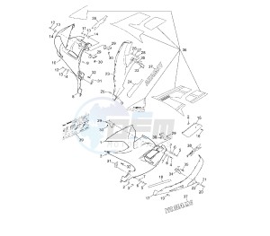 TZR 50 drawing COWLING 2 S3