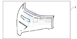 GL18009 Korea - (KO / AB) drawing CHROME GARNISH,SC