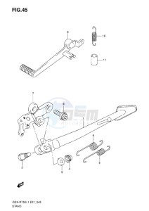 GSX-R750 drawing STAND